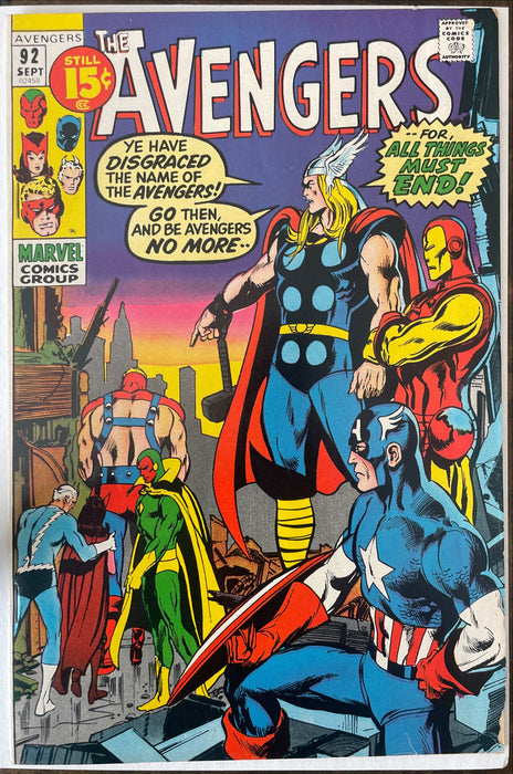 Avengers # 92 FN- (5.5)