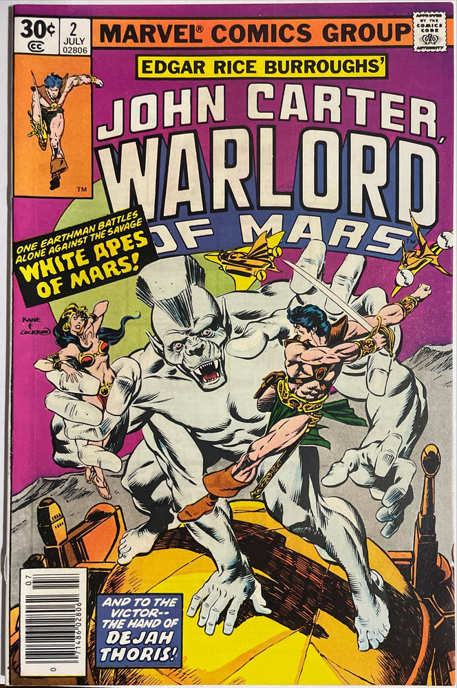 John Carter Warlord of Mars #  2 30¢ NM- (9.2)