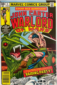 John Carter Warlord of Mars #  4 30¢ NM (9.4)