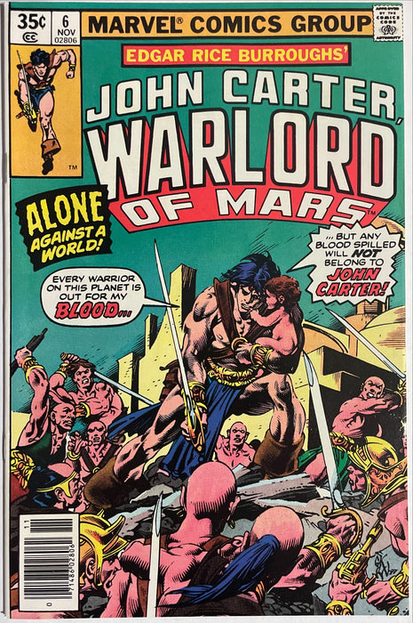 John Carter Warlord of Mars #  6  NM- (9.2)