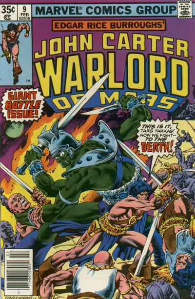 John Carter Warlord of Mars #  9  VF- (7.5)