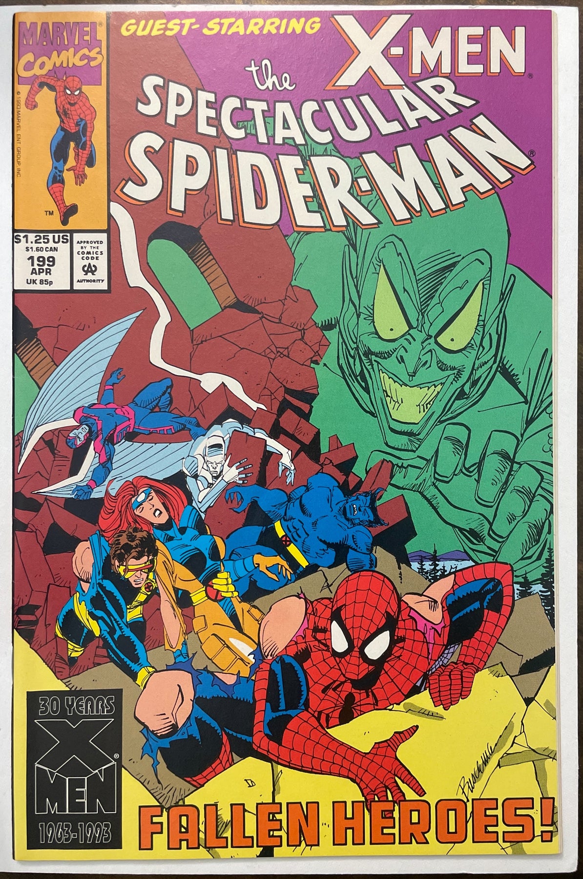 The Spectacular Spider-Man #199 (Marvel, 1993) NM (9.4) — Bedo's