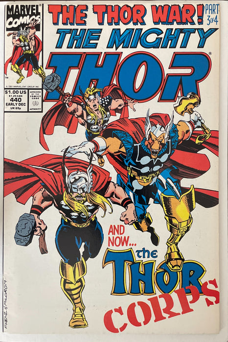 Thor #440  NM (9.4)