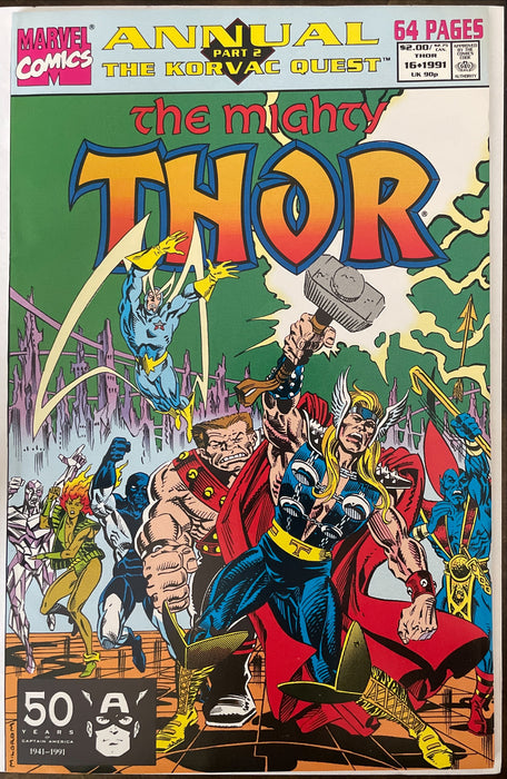 Thor Annual # 16 NM- (9.2)
