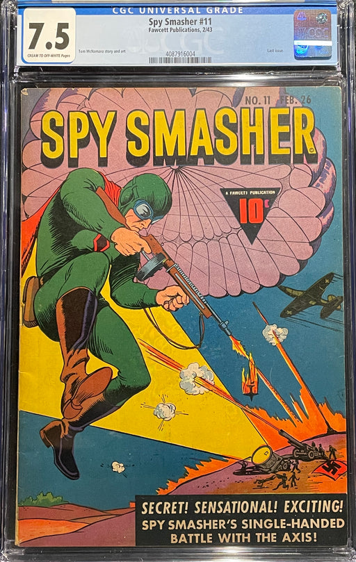 Spy Smasher # 11 CGC 7.5