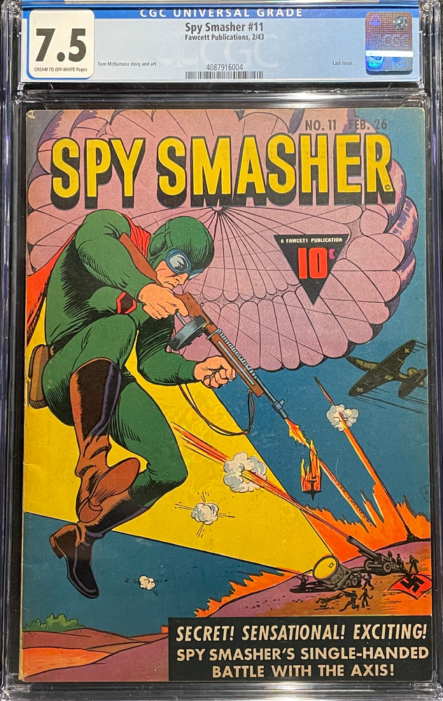 Spy Smasher # 11 CGC 7.5