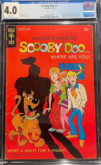 Scooby Doo #  1  CGC 4.0