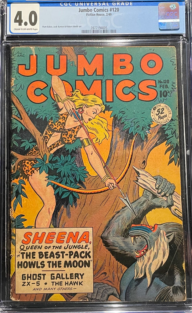 Jumbo Comics #120   CGC 4.0