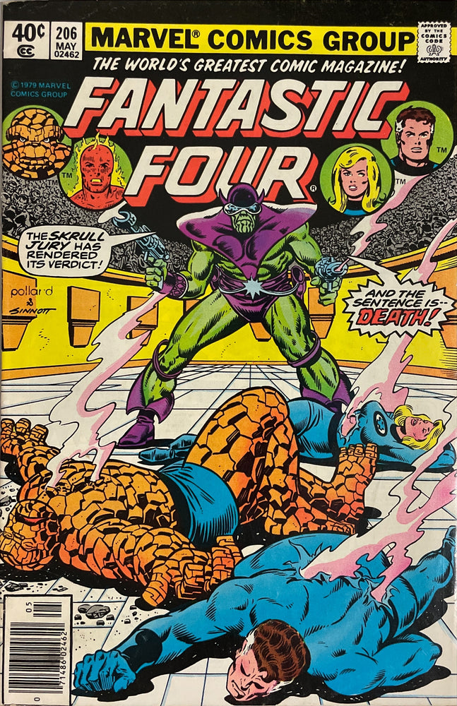 Fantastic Four #206  Newsstand FN- (5.5)
