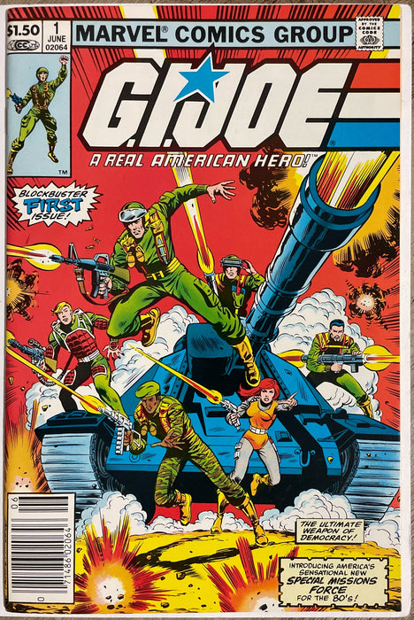G.I. Joe, A Real American Hero #  1 Newsstand VF- (7.5)