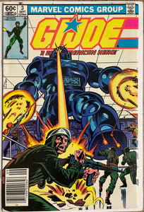 G.I. Joe, A Real American Hero #  3 Newsstand VF- (7.5)