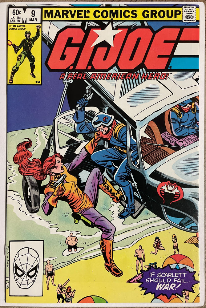 G.I. Joe, A Real American Hero #  9 NM- (9.2)