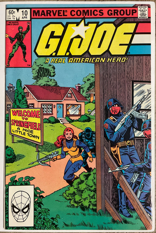 G.I. Joe, A Real American Hero # 10 Newsstand VF- (7.5)