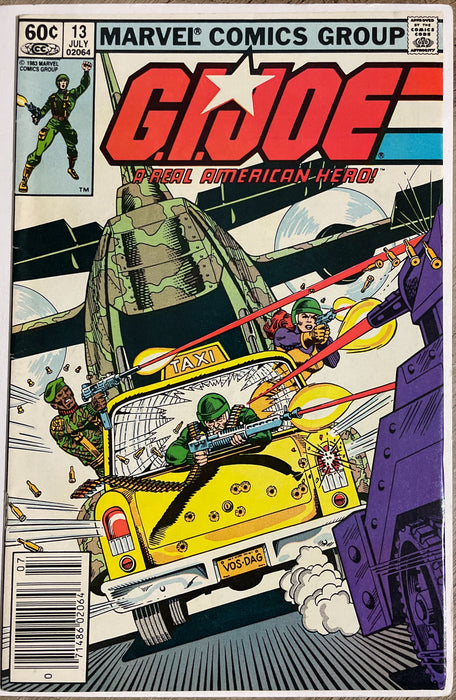 G.I. Joe, A Real American Hero # 13 Newsstand VF- (7.5)