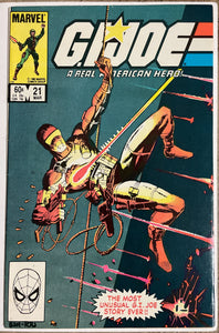 G.I. Joe, A Real American Hero # 21 FN (6.0)