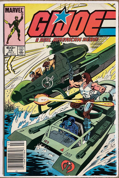 G.I. Joe, A Real American Hero # 25 VF- (7.5)
