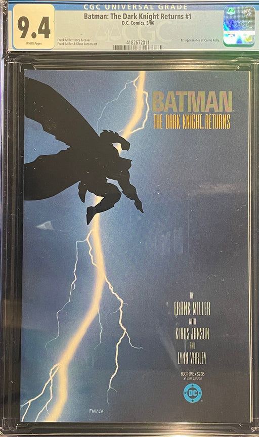 Batman: The Dark Knight #  1 CGC 9.4