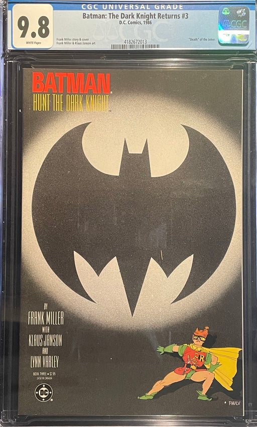 Batman: The Dark Knight #  3 CGC 9.8