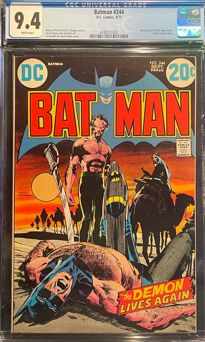 Batman #244 CGC 9.4