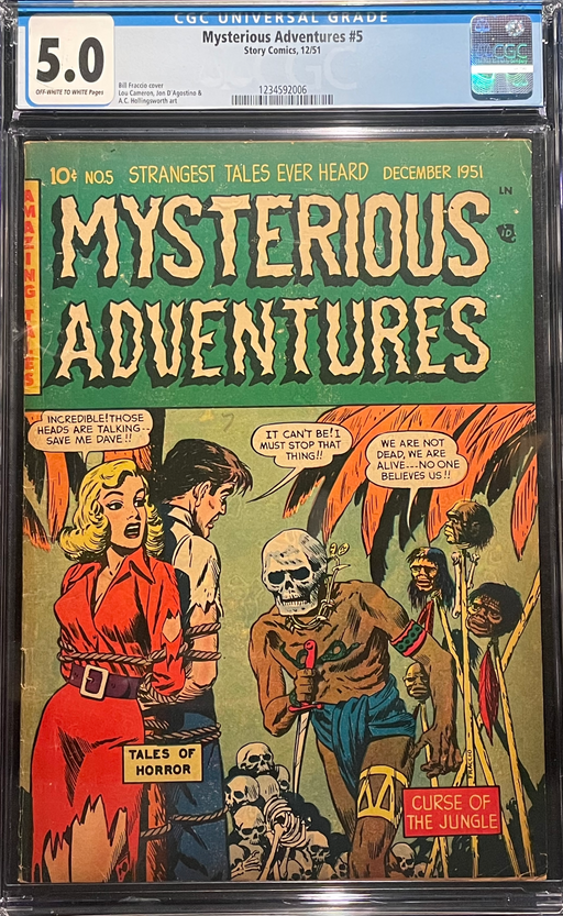 Mysterious Adventures #  5  CGC 5.0