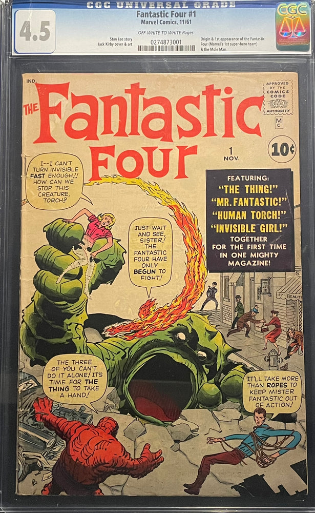 Fantastic Four #  1  CGC 4.5