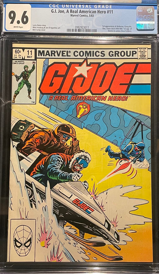 G.I. Joe, A Real American Hero # 11 CGC 9.6
