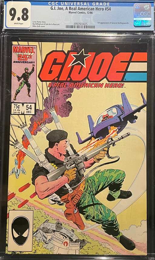 G.I. Joe, A Real American Hero # 54 CGC 9.8