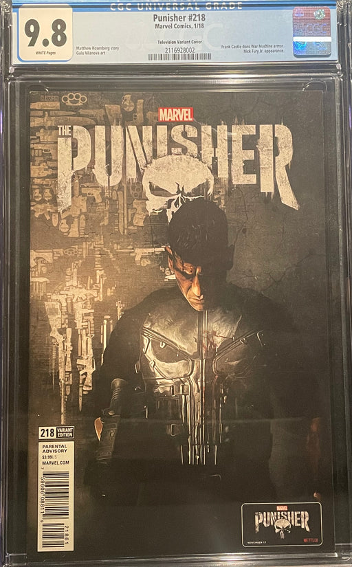 Punisher #218  Photo Cover (TV) CGC 9.8