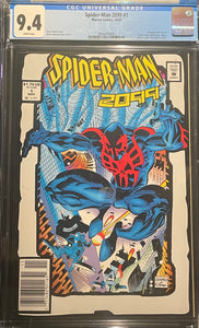 Spider-Man 2099 #  1 Newsstand CGC 9.4 Toybiz Variant - 2nd Printing