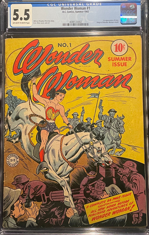 Wonder Woman #  1  CGC 5.5