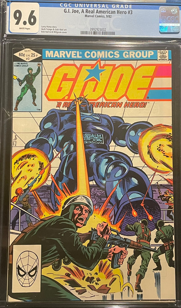 G.I. Joe, A Real American Hero #  3 CGC 9.6