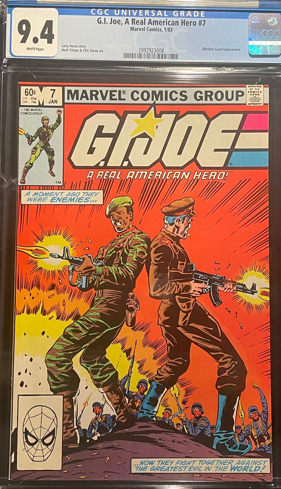 G.I. Joe, A Real American Hero #  7 CGC 9.4