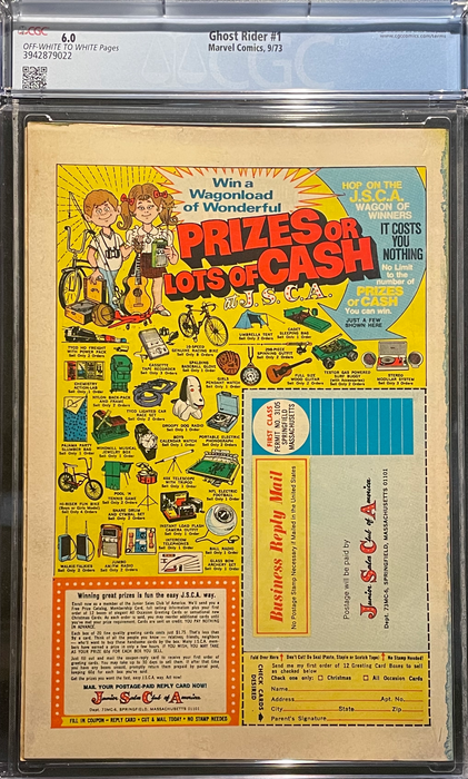 Ghost Rider #  1 CGC 6.0