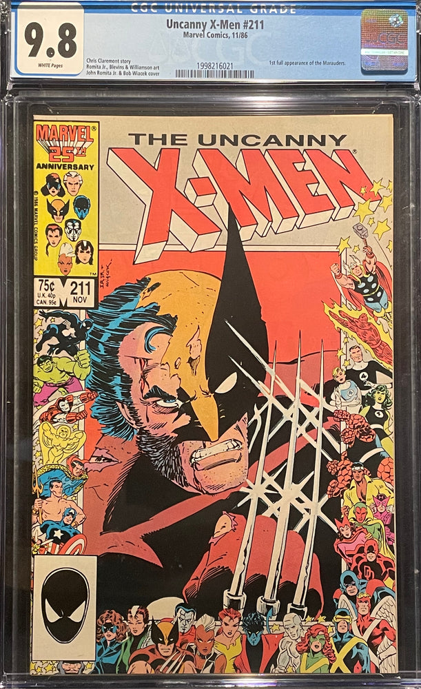 Uncanny X-Men #211  CGC 9.8