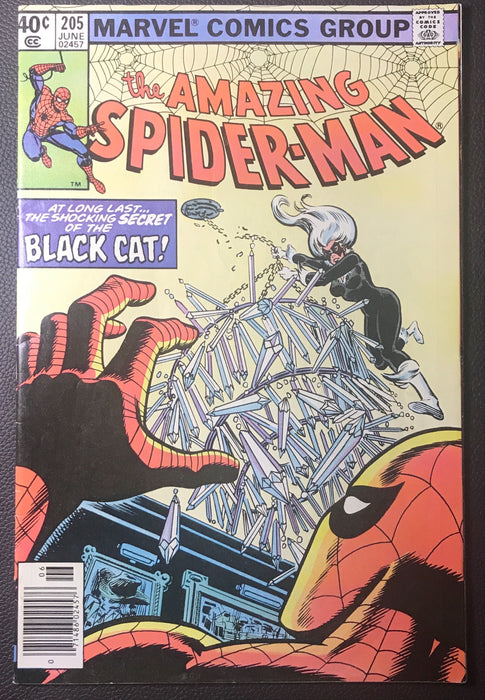 Amazing Spider-Man #205 Newsstand Variant FN- (5.5)