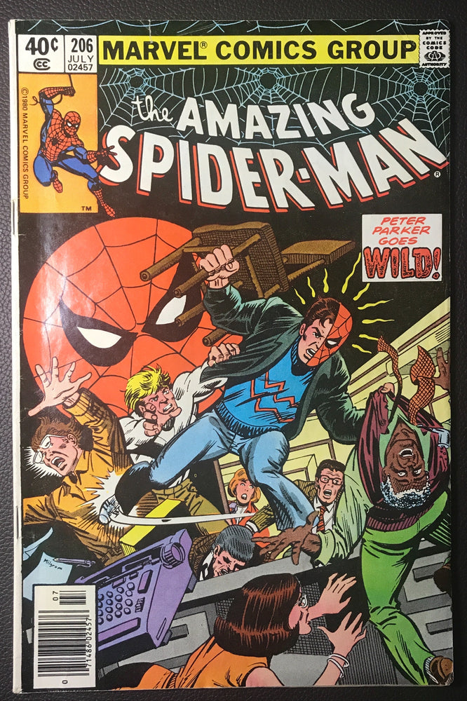 Amazing Spider-Man #206 Newsstand Variant VG/FN (5.0)