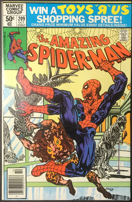 Amazing Spider-Man #209 Newsstand Variant VF (8.0)
