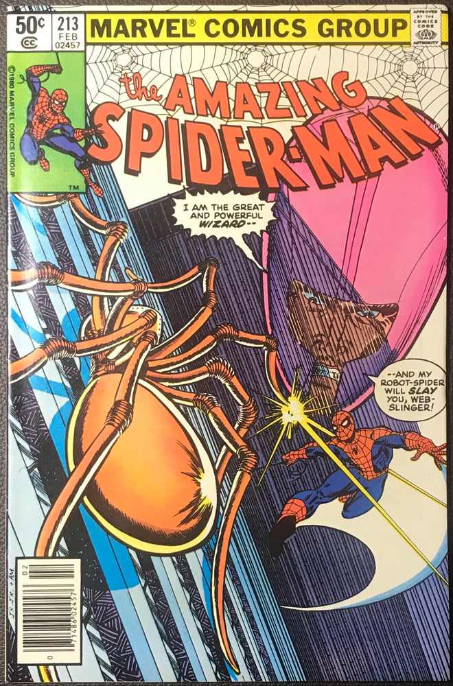 Amazing Spider-Man #213 Newsstand Variant VF/NM (9.0)
