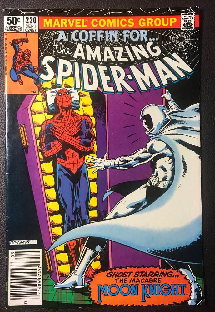 Amazing Spider-Man #220 Newsstand Variant FN+ (6.5)
