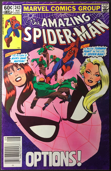Amazing Spider-Man #243 Newsstand Variant VF- (7.5)