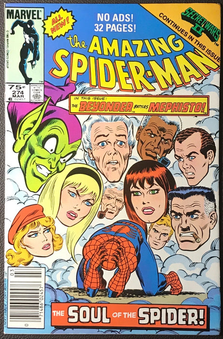 Amazing Spider-Man #274 Newsstand Variant VF/NM (9.0)