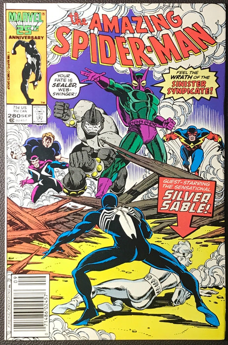 Amazing Spider-Man #280 Newsstand Variant VF/NM (9.0)