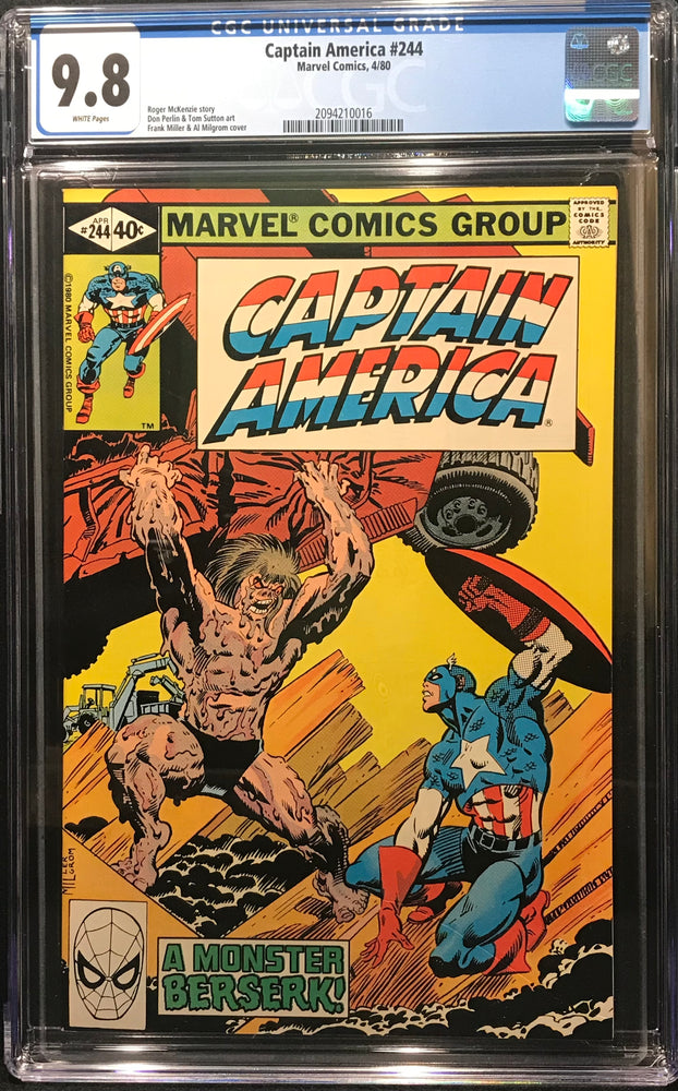 Captain America #244 CGC 9.8