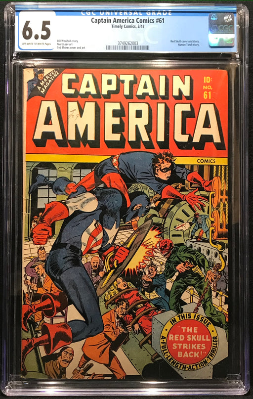 Captain America Comics # 61 CGC 6.5