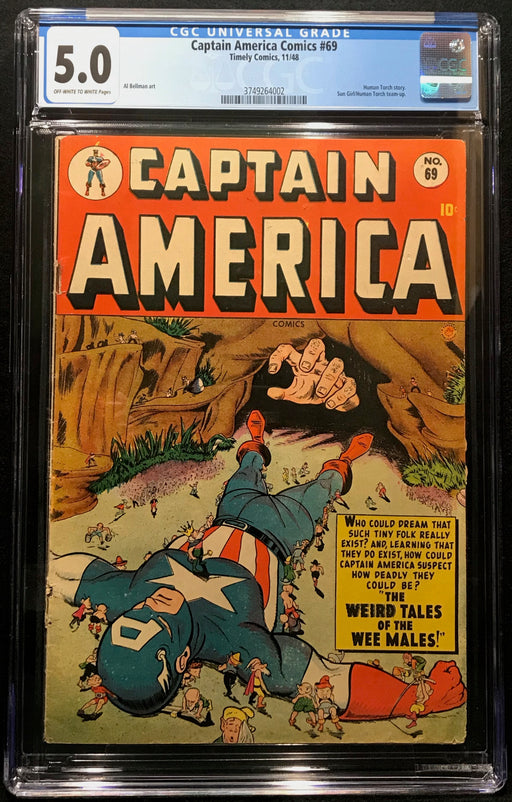 Captain America Comics # 69 CGC 5.0 Canadian Variant