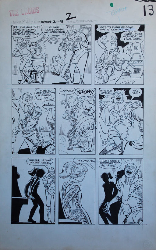 John Romita Sr. Star Wars: Droids #2 Story Page 13 Original Art (Marvel, 1986)