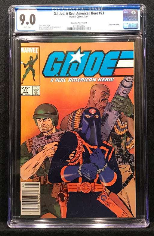 G.I. Joe # 23 Canadian Price Variant CGC 9.0