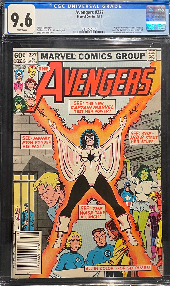 Avengers #227  Newsstand CGC 9.6