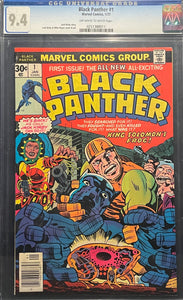Black Panther #  1 CGC 9.4