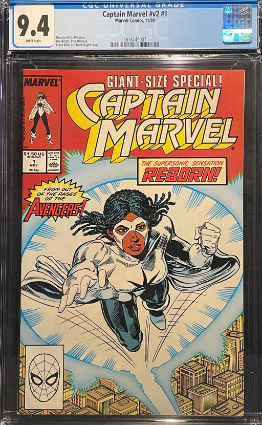 Captain Marvel #  1 Vol. 2 CGC 9.4